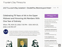Tablet Screenshot of foundersdaymn.org